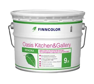 Краска OASIS KITCHEN & GALLERY A мат 9л