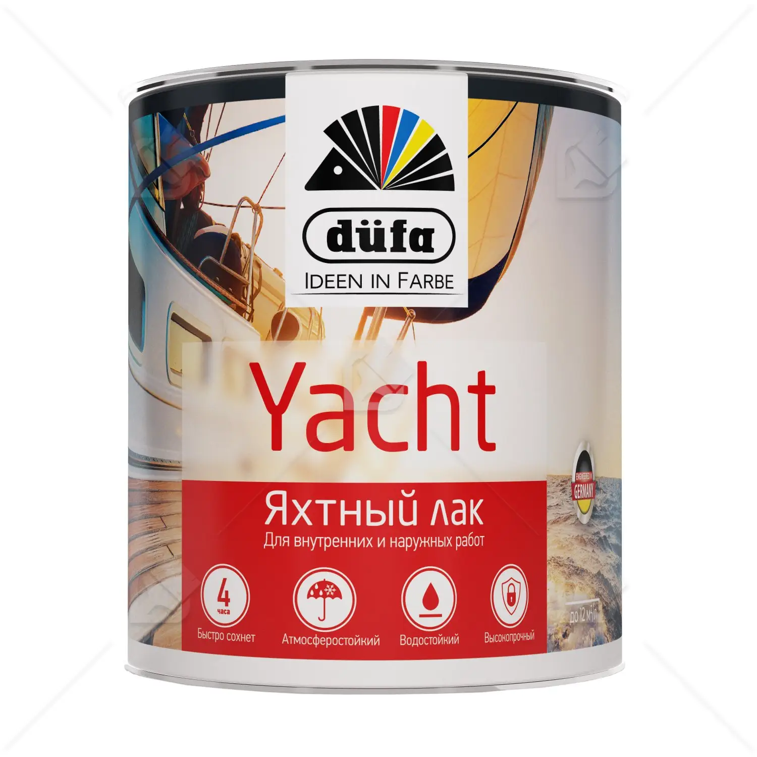 Лак яхтный алкидно-уретановый Dufa Yacht глянцевый 0,75 л