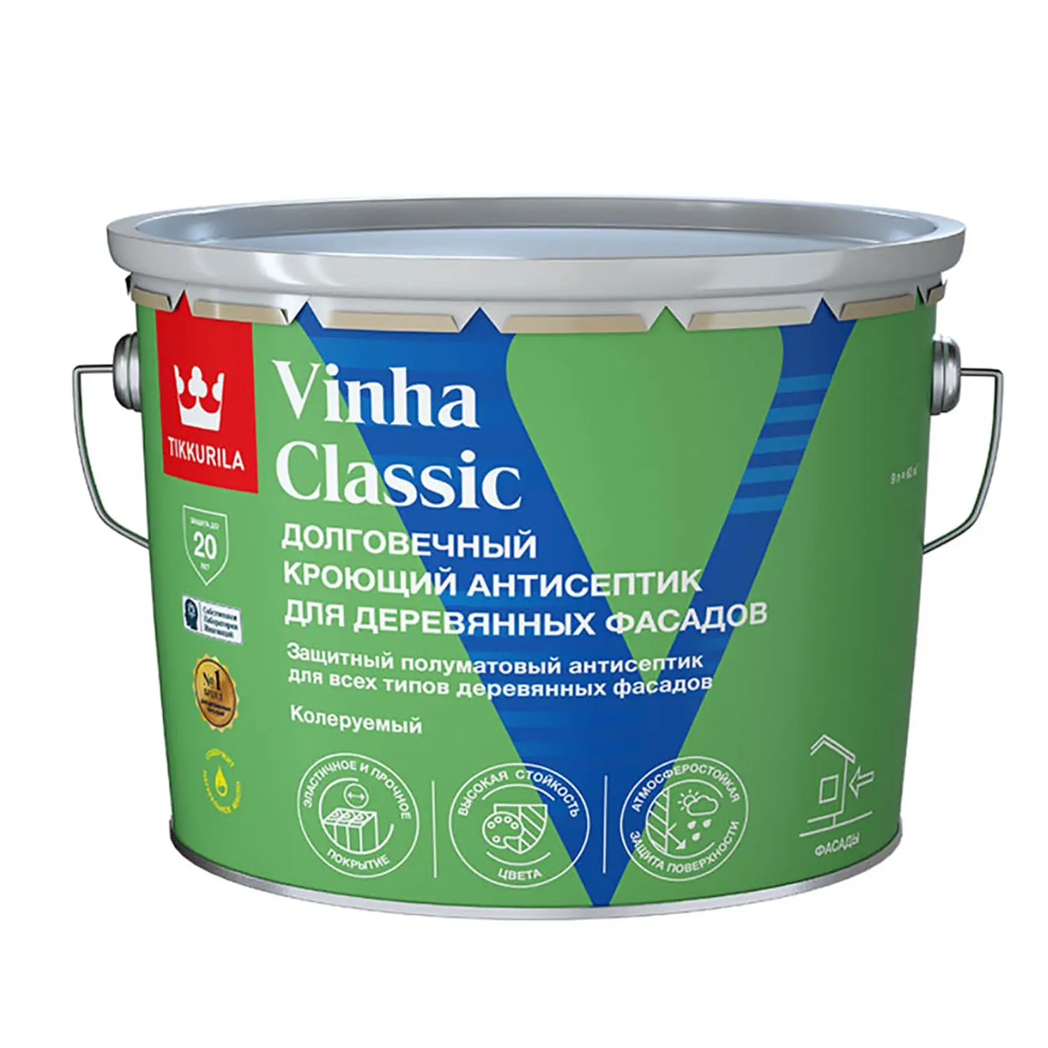 Антисептик кроющий Tikkurila VINHA CLASSIC WA полуматовый 9л