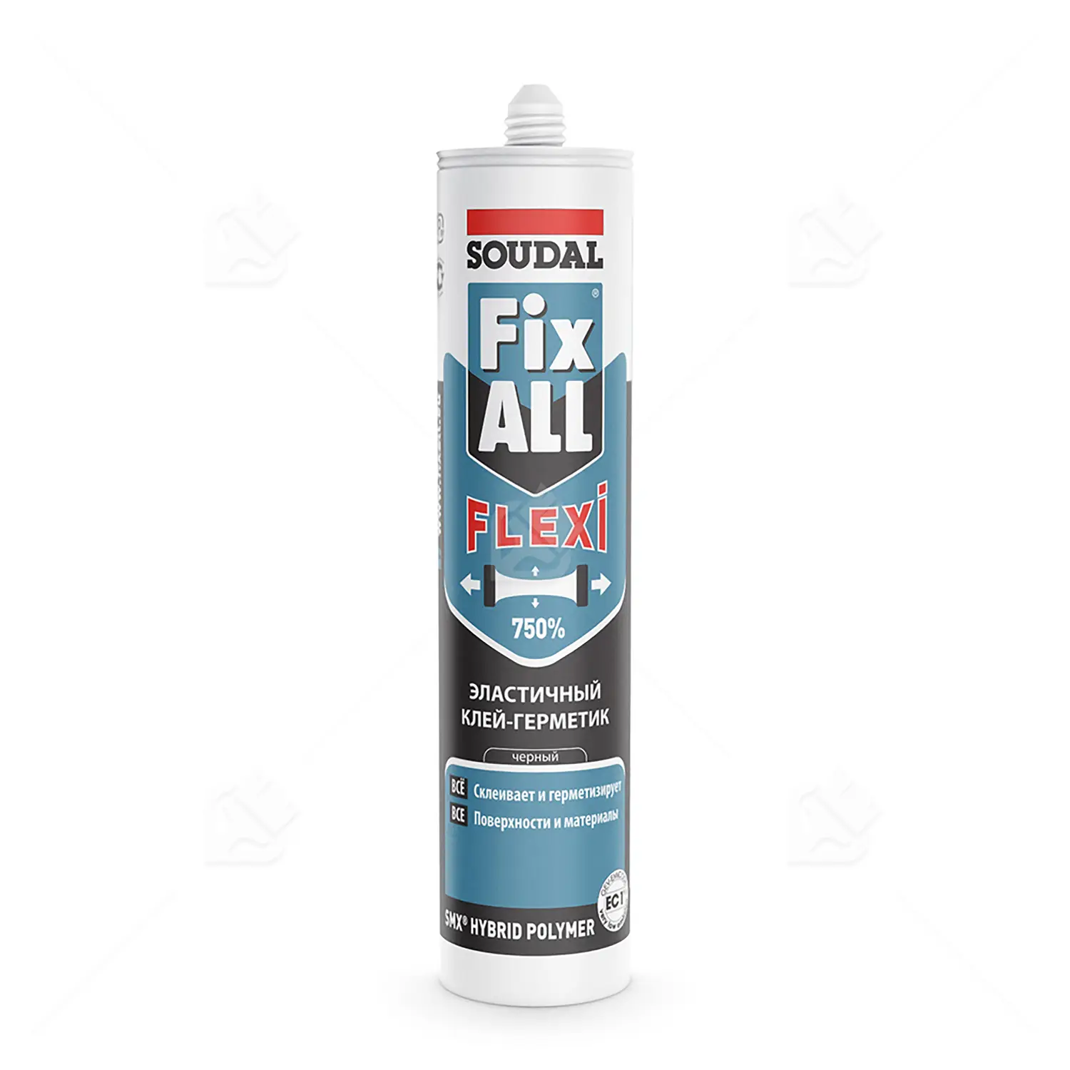 Клей-герметик универсальный Soudal Fix All Flexi черный 290 мл