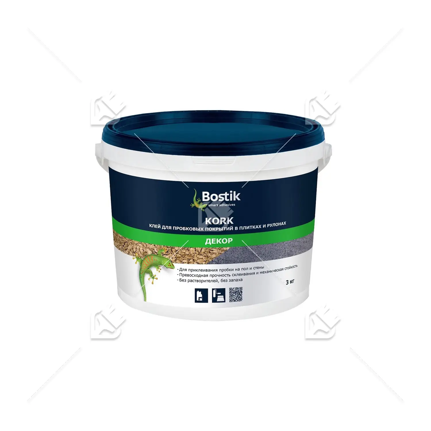 Клей для пробки Bostik Kork 3 кг.