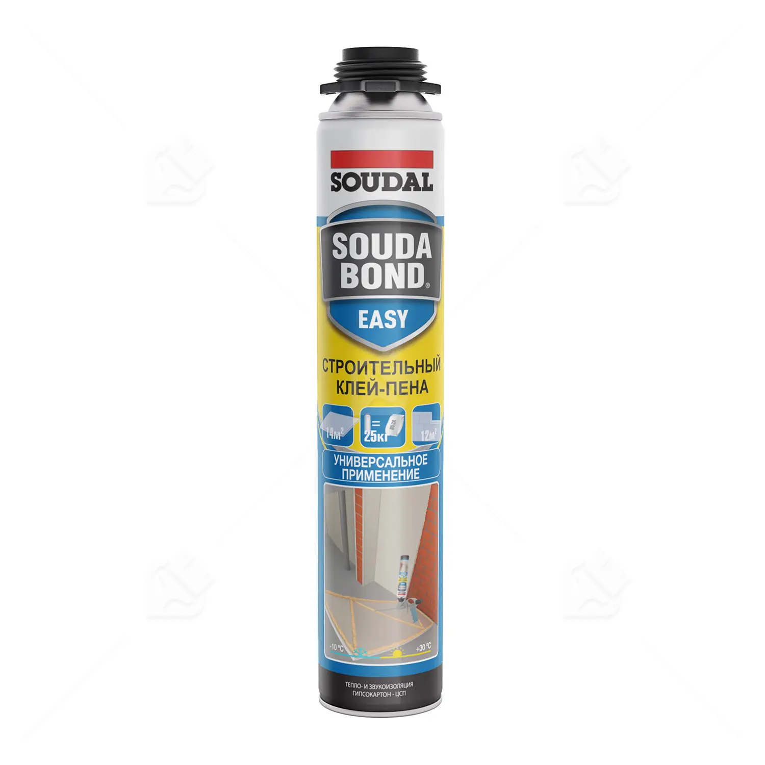 Клей-пена универсальная полиуретановая Soudal Soudabond Easy Gun зимняя 750 мл