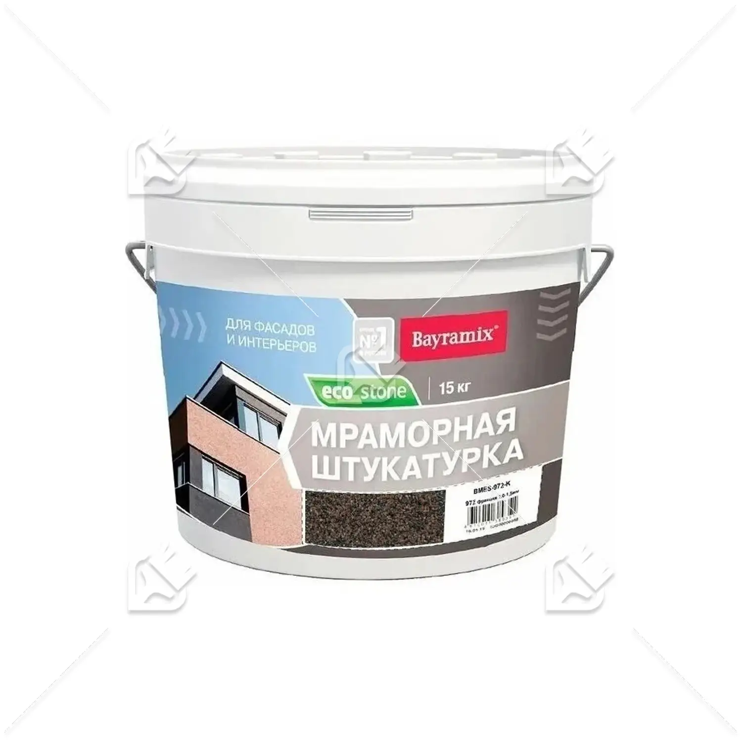 Штукатурка декоративная мраморная Bayramix Ecostone 972-K 15 кг