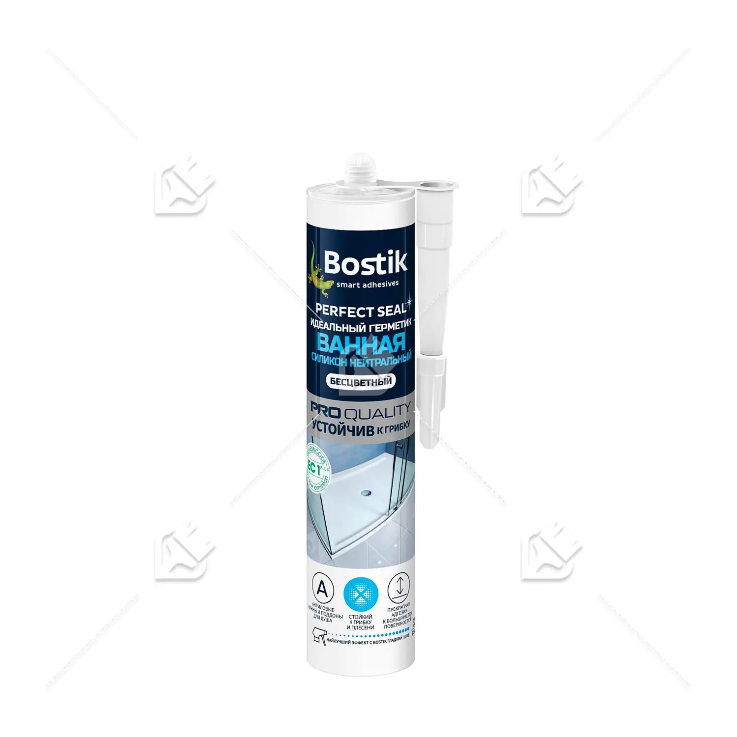 Герметик силиконовый для ванной Bostik Perfect Seal Нейтральный прозрачный 280 мл