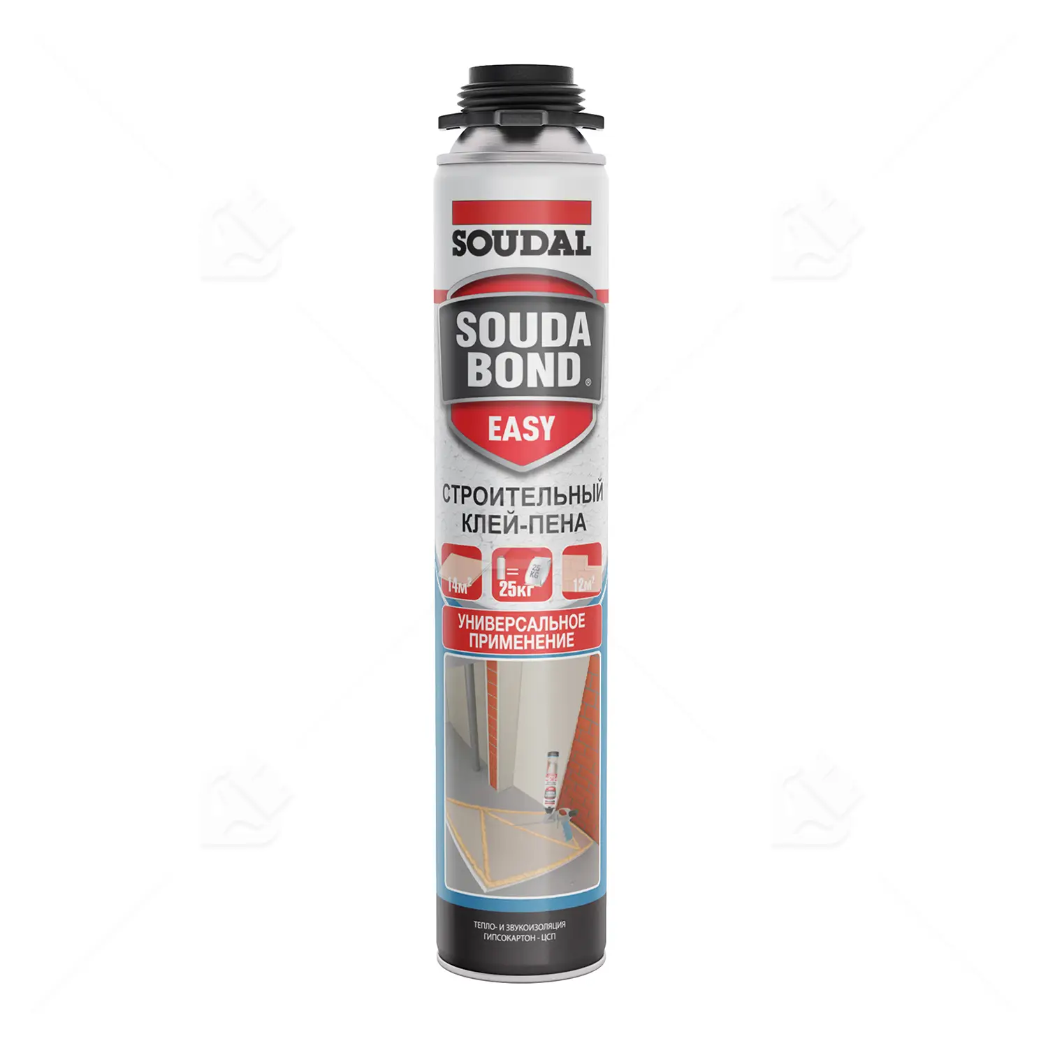 Клей-пена универсальная полиуретановая Soudal Soudabond Easy Gun 750 мл