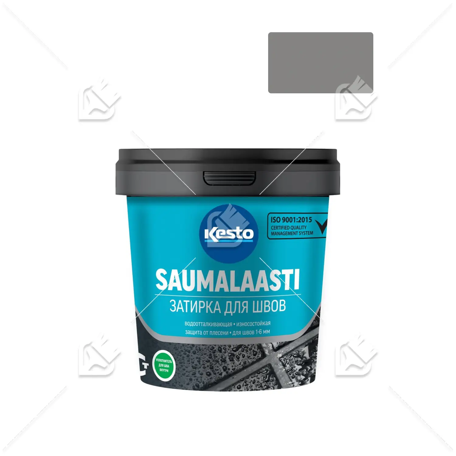 Затирка для швов Kesto Saumalaasti 44 темно-серая 1 кг