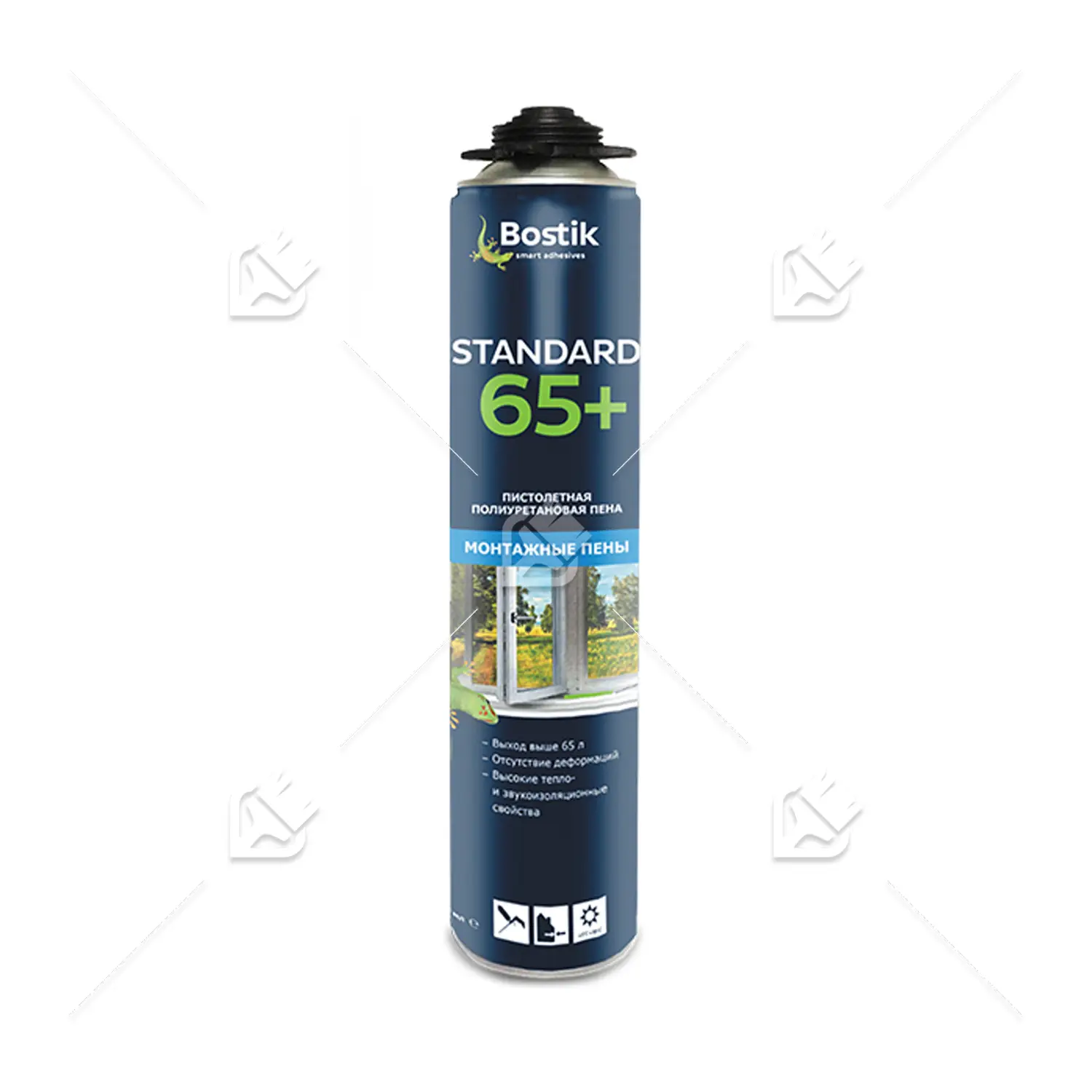 Пена профессиональная Bostik Standard 65+ 850 мл. выход 65 л.