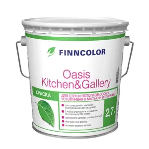 Краска OASIS KITCHEN & GALLERY A мат 2,7л