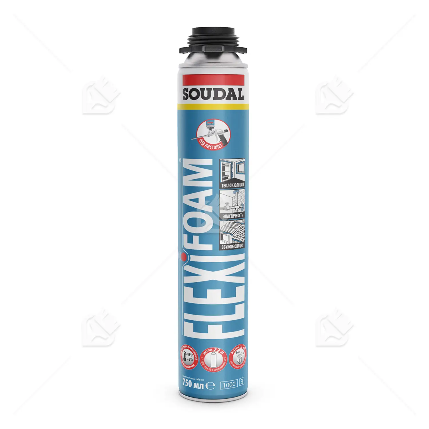 Пена профессиональная Soudal Flexifoam 750 мл.
