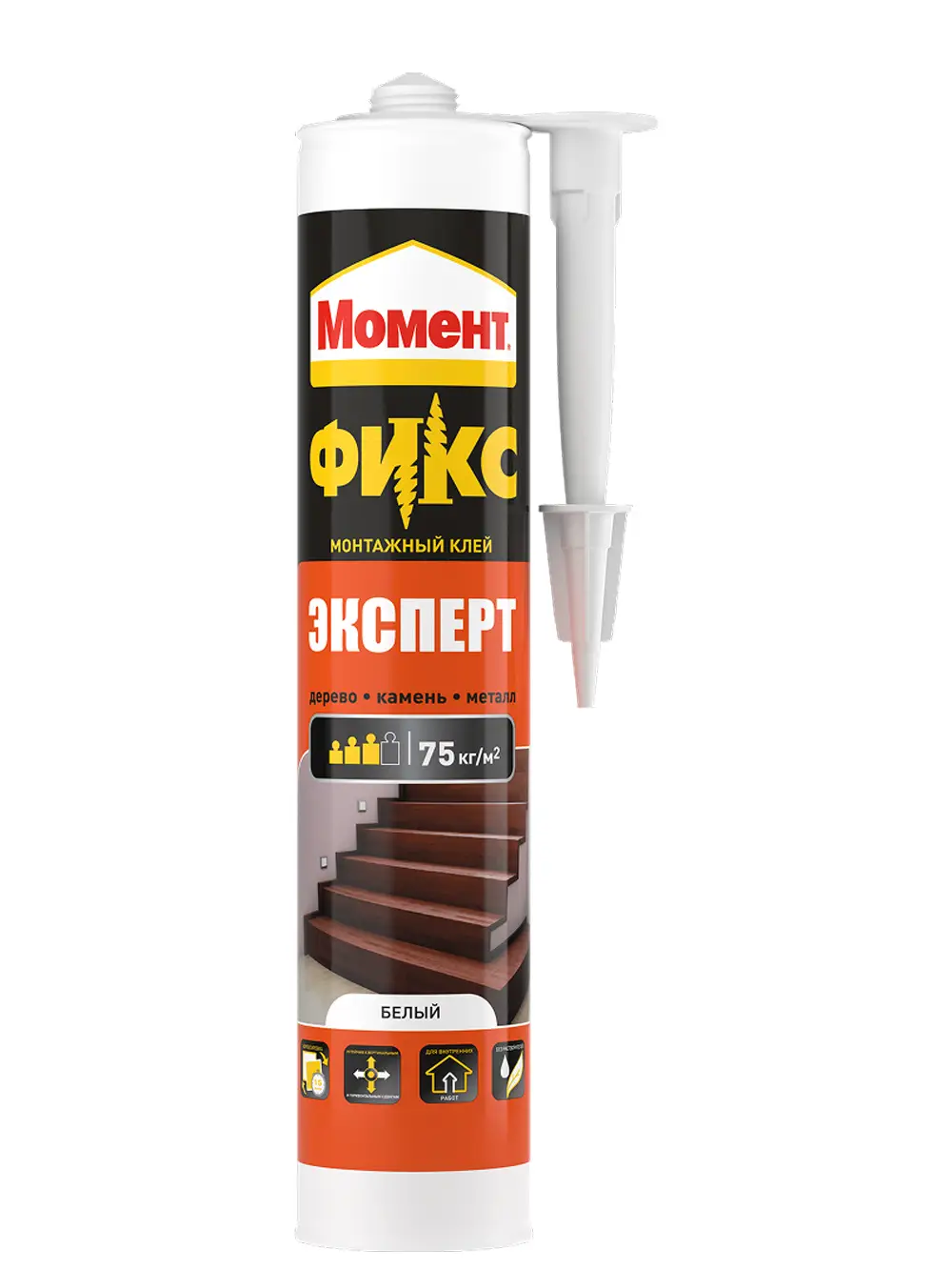 Клей монтажный универсальный акриловый Момент FIX Эксперт 380 г.