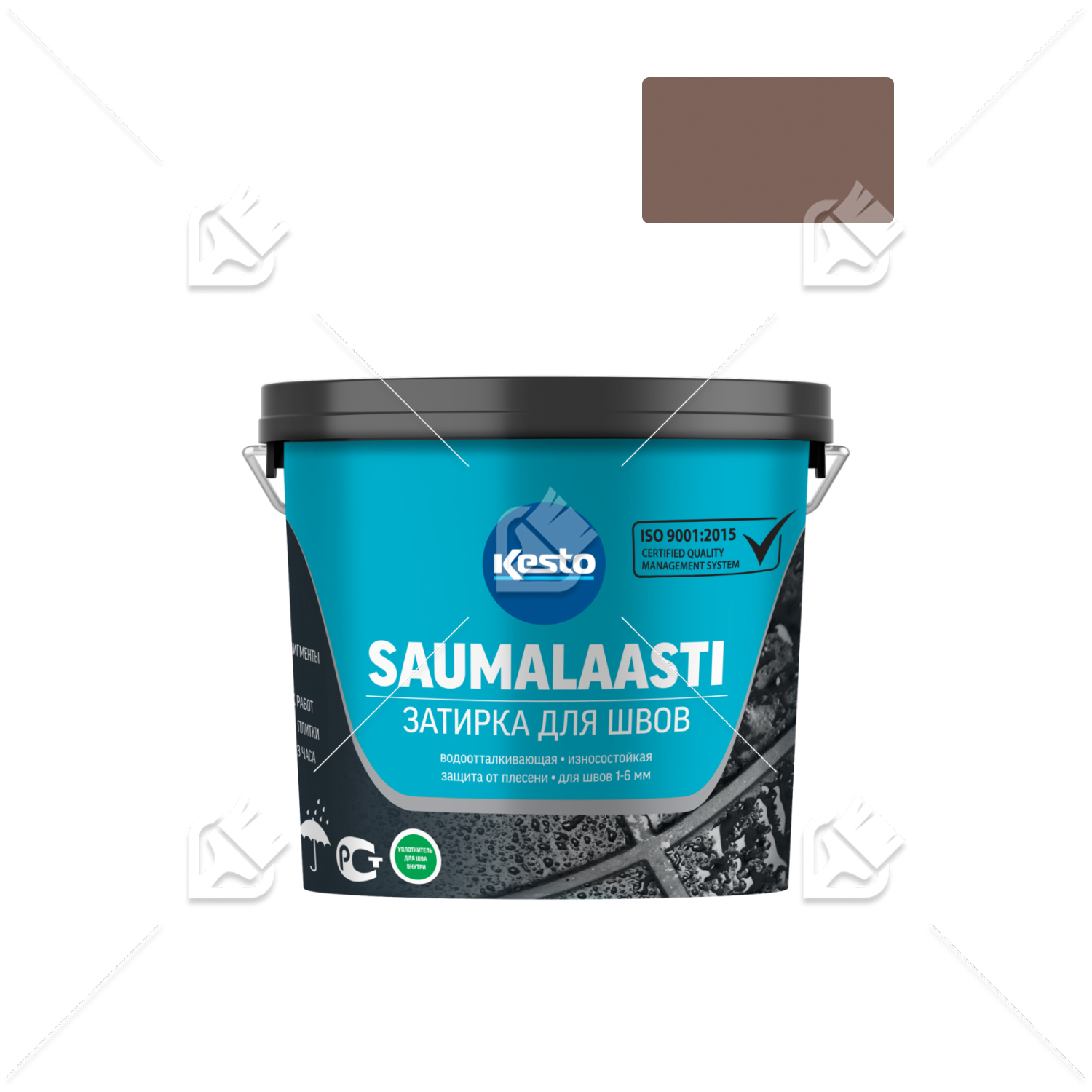 Затирка для швов Kesto Saumalaasti 32 темно-коричневая 3 кг