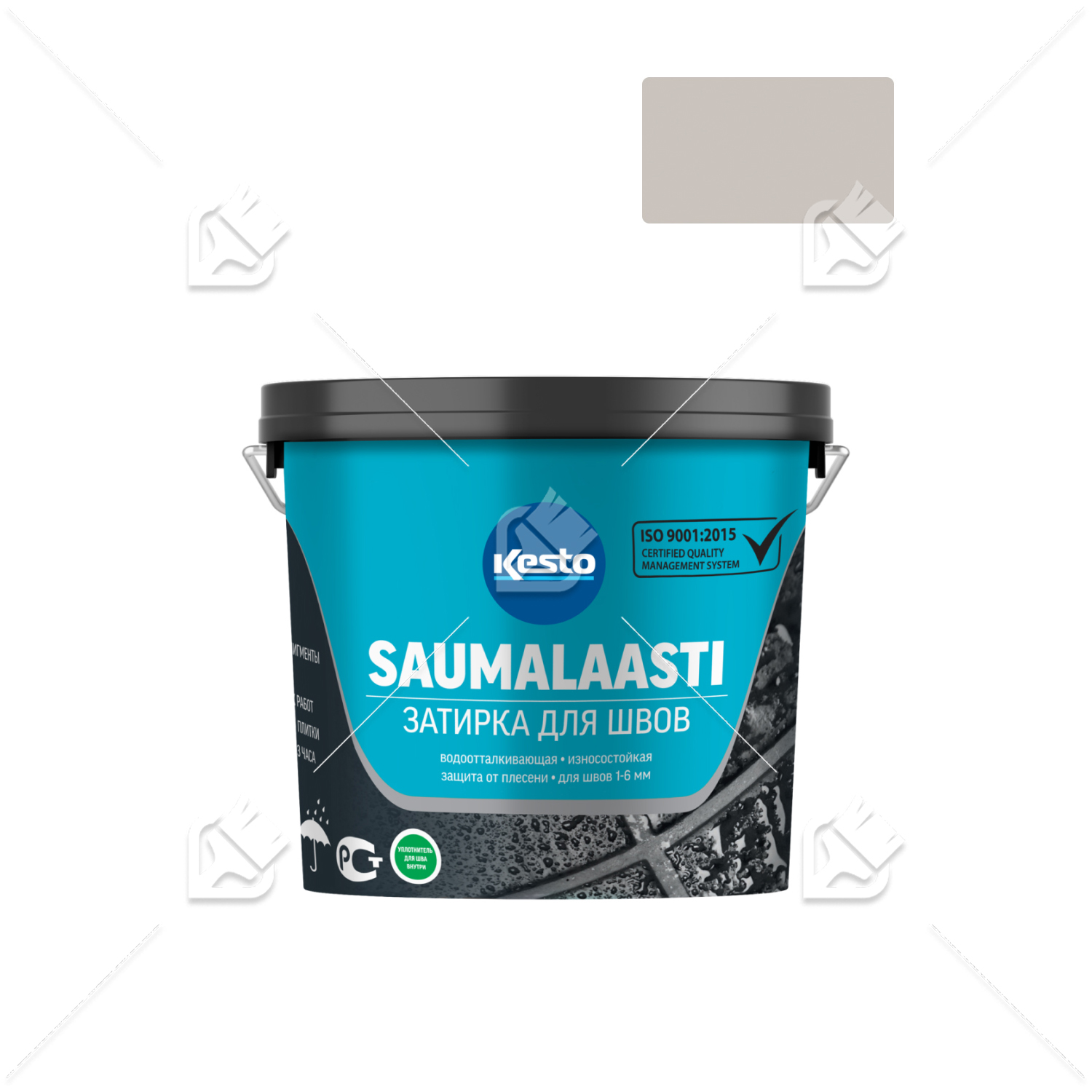 Затирка для швов Kesto Saumalaasti 40 серая 3 кг