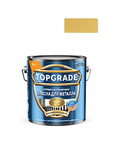 Краска для металла Topgrade гладкая глянцевая золотая RAL 1036 2л
