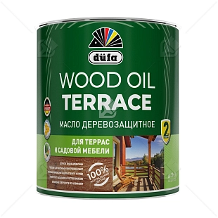 Масло деревозащитное для террас и садовой мебели Dufa Wood Oil Terrace дуб 2л