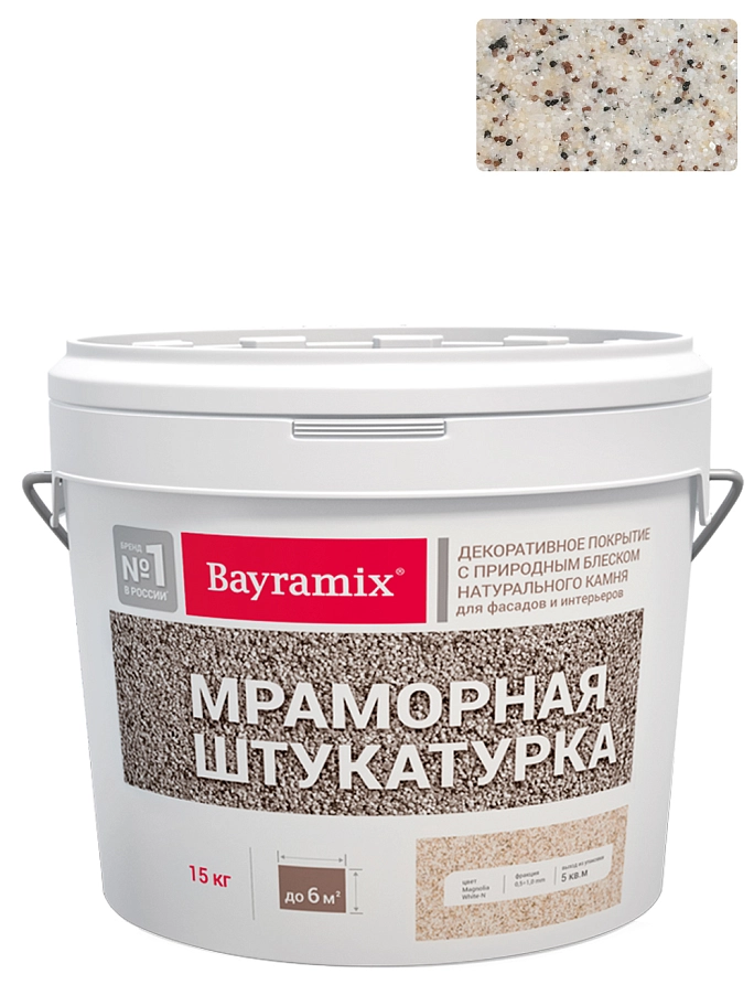 Штукатурка декоративная мраморная Bayramix Peach Rose-K 15 кг.