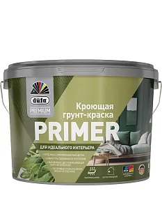 Грунт-краска кроющая Dufa Premium Primer белая 9 л