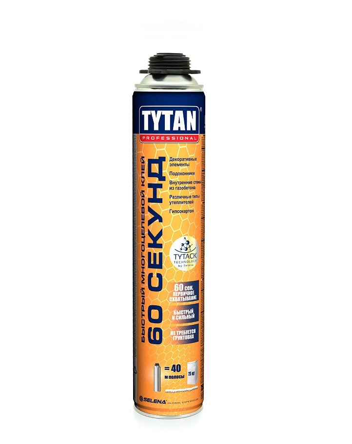 Пена-клей профессиональная Tytan Professional 60 Секунд 750 мл