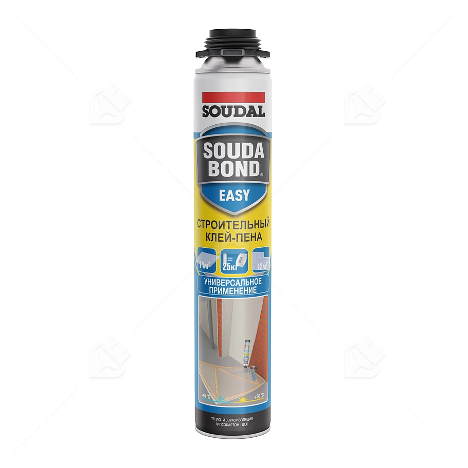 Клей-пена универсальная полиуретановая Soudal Soudabond Easy Gun зимняя 750 мл