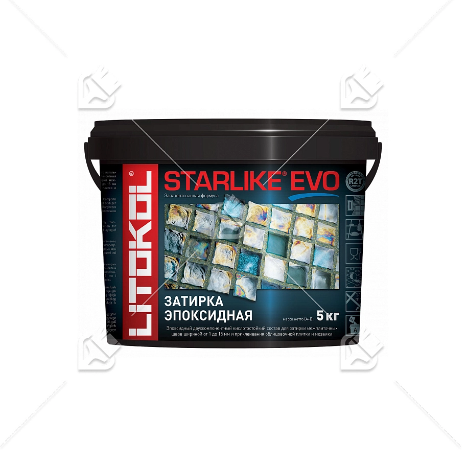 Затирка эпоксидная Litokol Starlike Evo S.230 какао 5 кг.