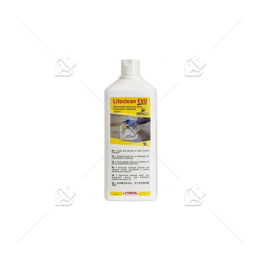 Очиститель цементной затирки для керамики Litokol Litoclean evo 1 л.