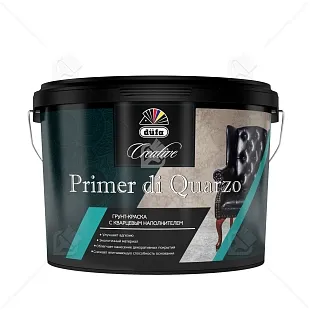 Грунт под покрытие декоративное кварцевый Dufa Creative Primer Di Quarzo матовый 14 кг.