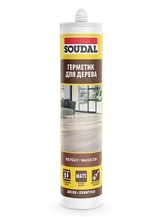 Герметик акриловый паркетный Soudal мербау 280 мл