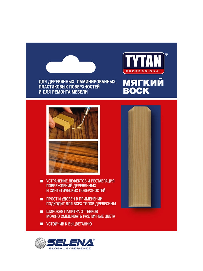 Воск мягкий Tytan Professional цвет 02 натуральный дуб 7,5 г