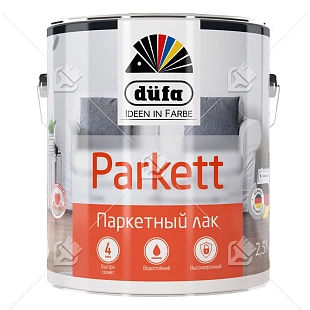 Лак паркетный алкидно-уретановый Dufa Parkett полуматовый 10 л