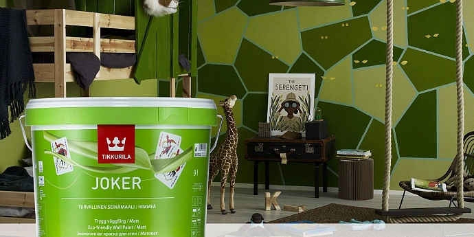 Tikkurila Joker – козырь в Вашем ремонте