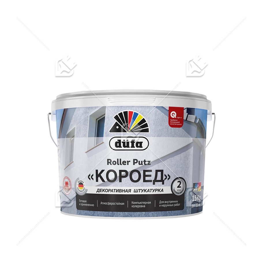 Штукатурка декоративная роллерная Dufa Retail Roller Putz матовая 15 кг.