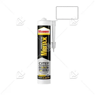 Клей монтажный универсальный акриловый Момент Монтаж Суперсильный МВ-70 400 г.