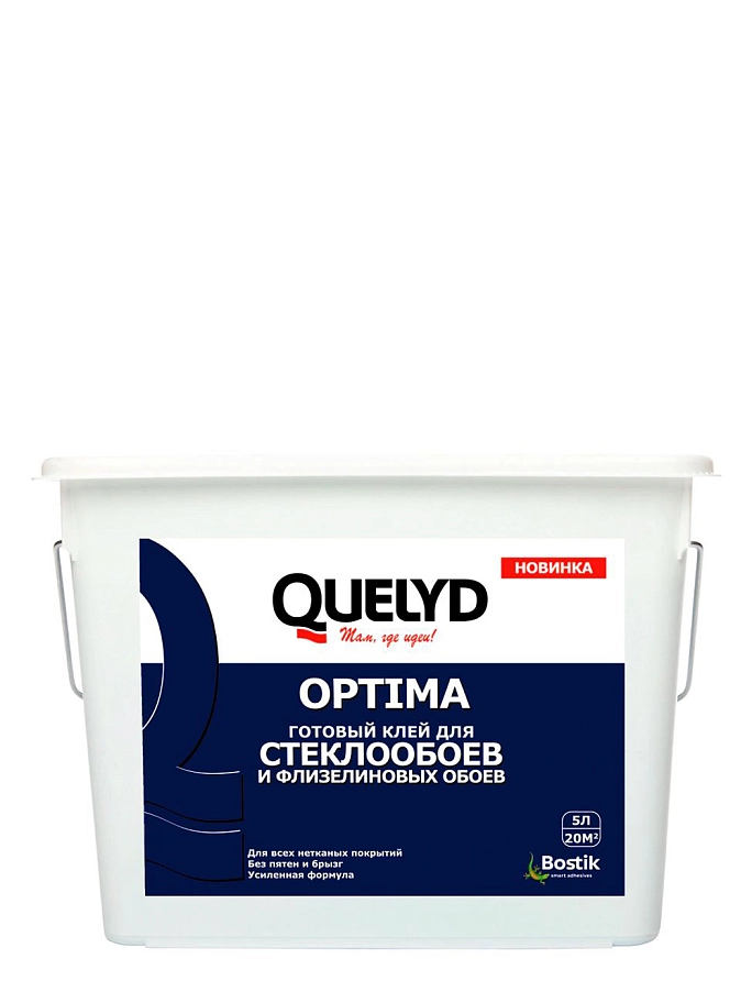 Клей для стеклообоев и флизелиновых обоев Quelyd Optima 5 кг